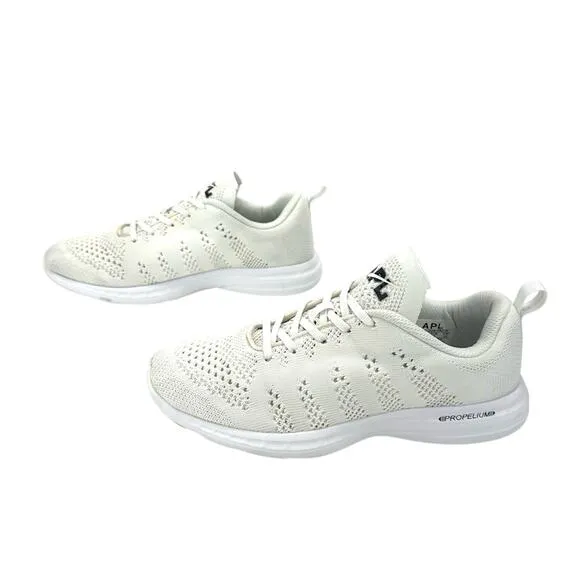 APL ATHLETIC PROPULSION LABS TECHLOOM PRO WHITE RUNNING SHOE ATHLEISURE SNEAKER