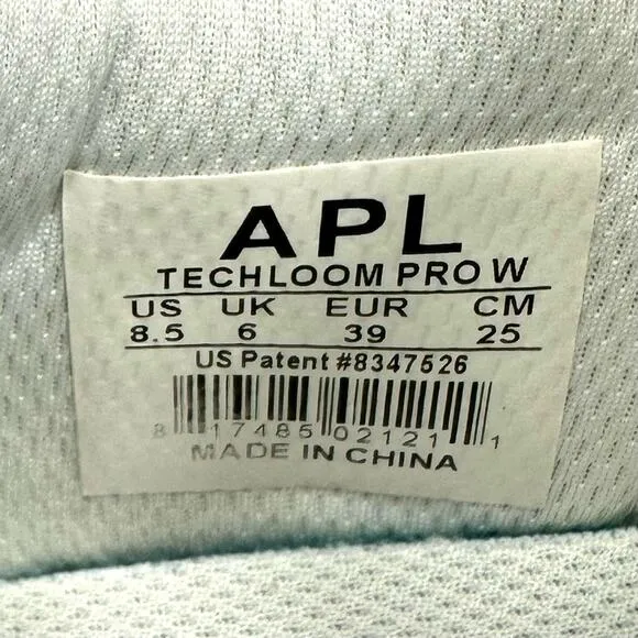 APL ATHLETIC PROPULSION LABS TECHLOOM PRO WHITE RUNNING SHOE ATHLEISURE SNEAKER