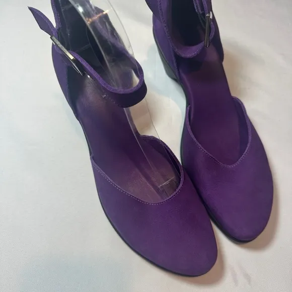 Arche Purple Heels with Chic Ankle Strap