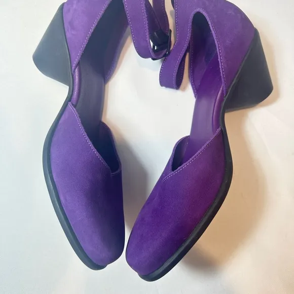 Arche Purple Heels with Chic Ankle Strap