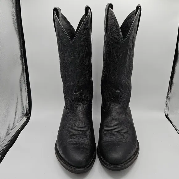 Ariat Heritage black leather western cowboy boots size 10D