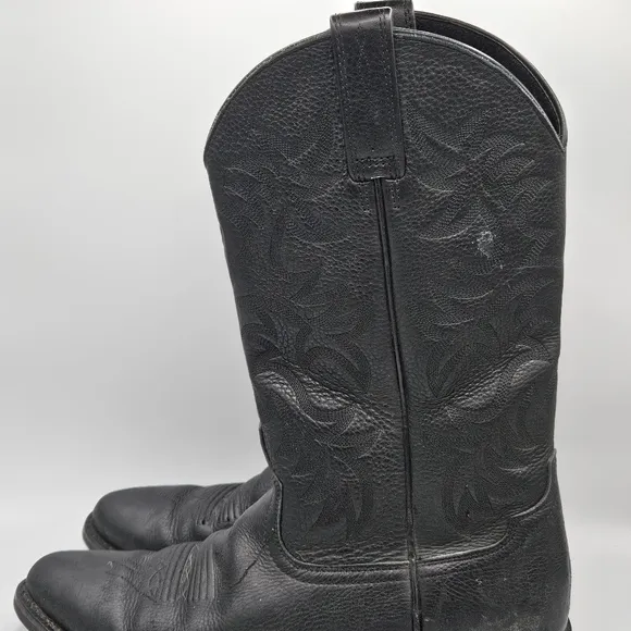 Ariat Heritage black leather western cowboy boots size 10D