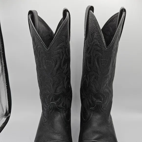 Ariat Heritage black leather western cowboy boots size 10D