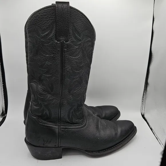 Ariat Heritage black leather western cowboy boots size 10D