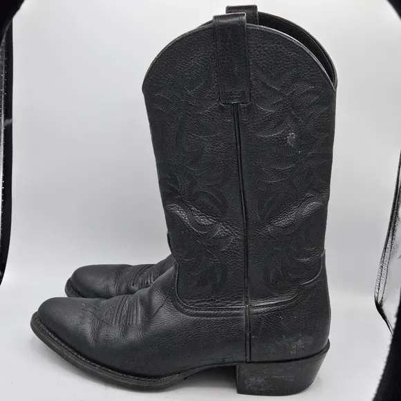 Ariat Heritage black leather western cowboy boots size 10D