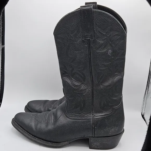 Ariat Heritage black leather western cowboy boots size 10D