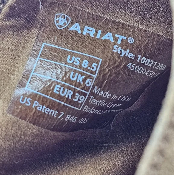 Ariat Unbridled Shirley Whiskey Women's Fringe Mule Brown 8.5