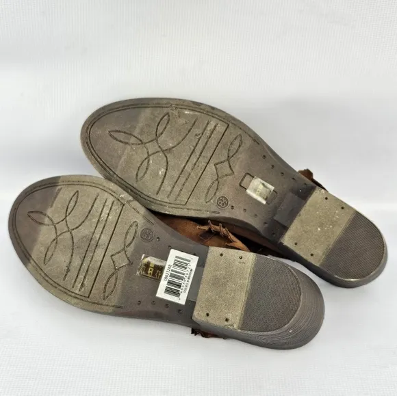 Ariat Unbridled Shirley Whiskey Women's Fringe Mule Brown 8.5
