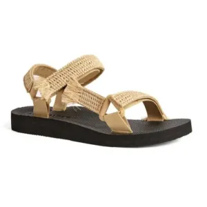 ARIZONA LOVE Trekky raffia-trimmed canvas platform sandals $200 New Size 11-11.5
