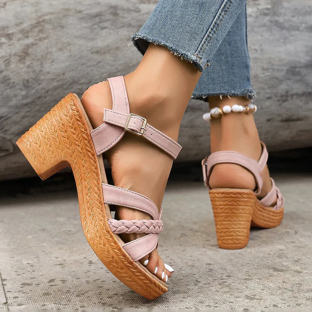 Artiselle | Ava - Elegant Orthopedic Sandals with Refined Mid-Heel Design