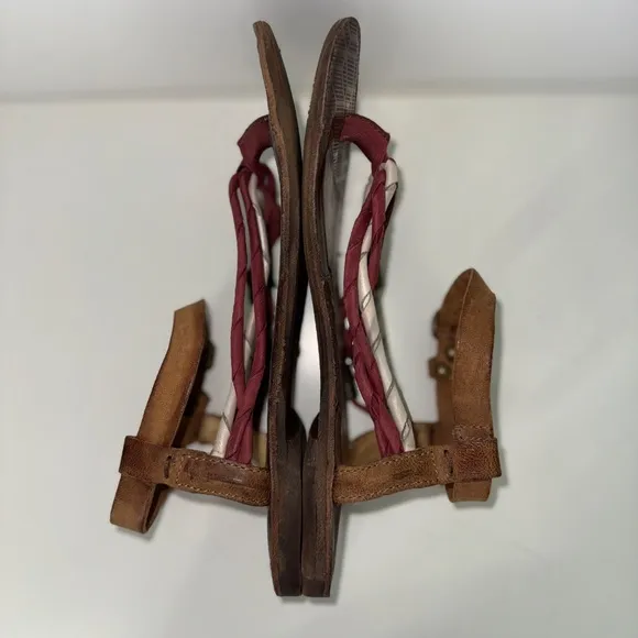A.S.98 Women’s Leather Sandals – Handcrafted Italian Design, Multi-Strap Detail,