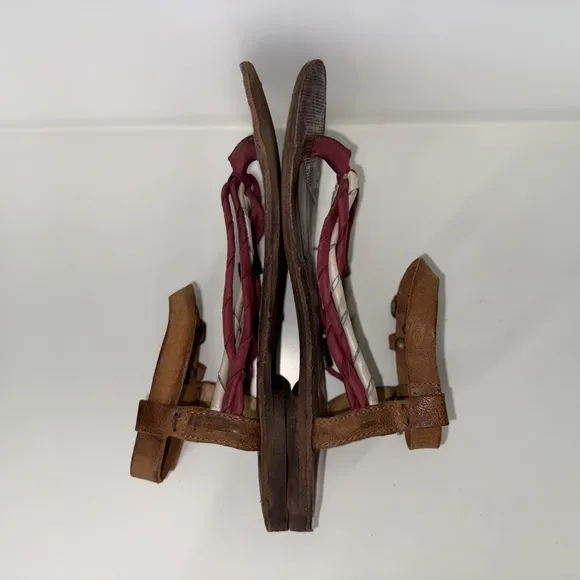 A.S.98 Women’s Leather Sandals – Handcrafted Italian Design, Multi-Strap Detail,
