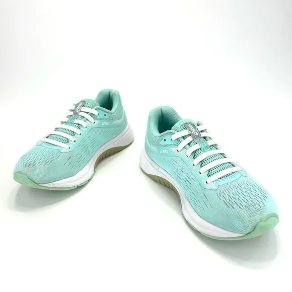ASICS GT-1000 MINT/GREEN AND GRAY JOGGING RUNNING SHOES ATHLEISURE SNEAKERS
