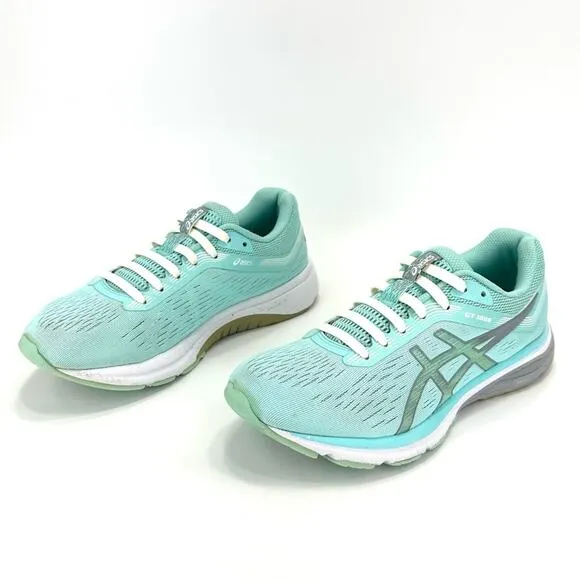 ASICS GT-1000 MINT/GREEN AND GRAY JOGGING RUNNING SHOES ATHLEISURE SNEAKERS