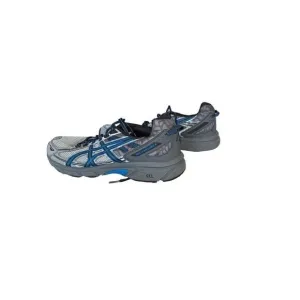 ASICS Mens Gray Lace Up Mesh Fabric Gel-Venture 6 Trail Running Shoes Size 10.5