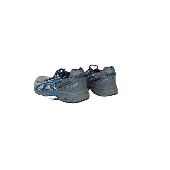 ASICS Mens Gray Lace Up Mesh Fabric Gel-Venture 6 Trail Running Shoes Size 10.5