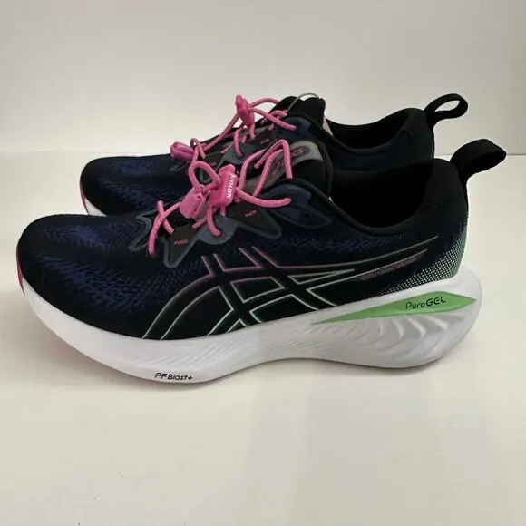 Asics Shoes Womens Size 10 Gel Cumulus 25 1012B441 Blue Running Sneakers GUC