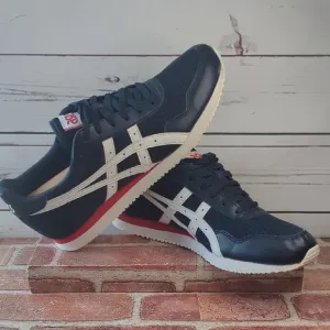 Asics Tiger Retro Runner Men's Size 10 Shoes Midnight Navy White Red Gorpcore