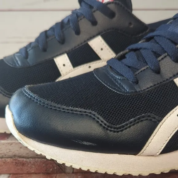 Asics Tiger Retro Runner Men's Size 10 Shoes Midnight Navy White Red Gorpcore