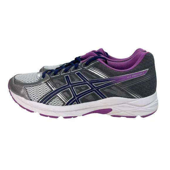 Asics Women's GEL-Contend 4 Running Shoes Silver/Campanula/Carbon Size 11 T765N