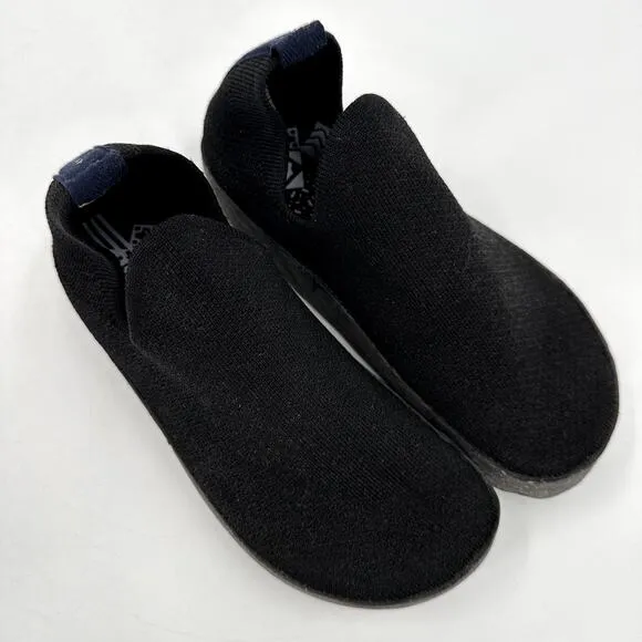 Asportuguesas Knit Platform Clip Slip on Sneaker Shoe Black Womens size 6.5 New