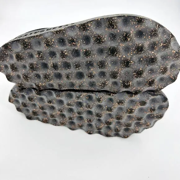 Asportuguesas Knit Platform Clip Slip on Sneaker Shoe Black Womens size 6.5 New