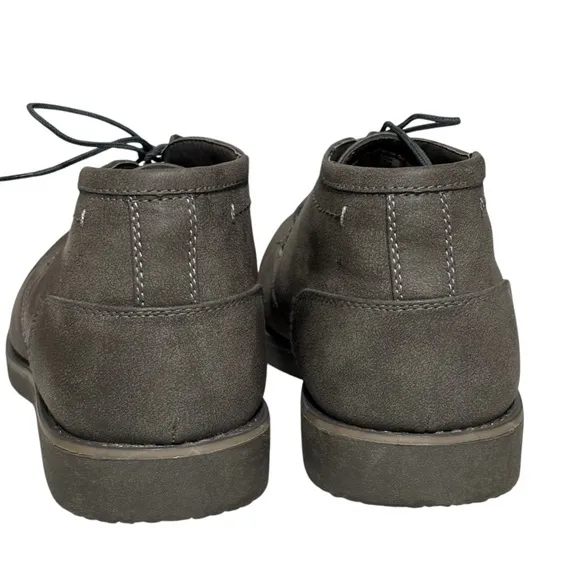 ATTENTION MENS - SIZE 7.5 - GRAY - STYLE NAME - KANE CHUKKA LACE UP ANKLE BOOT