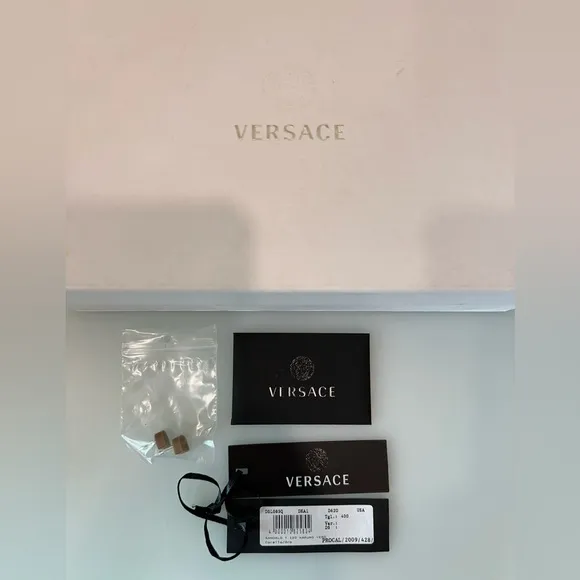 AUTHENTIC VERSACE T-Strap Sandals with Ball Snakeskin Heels Pink