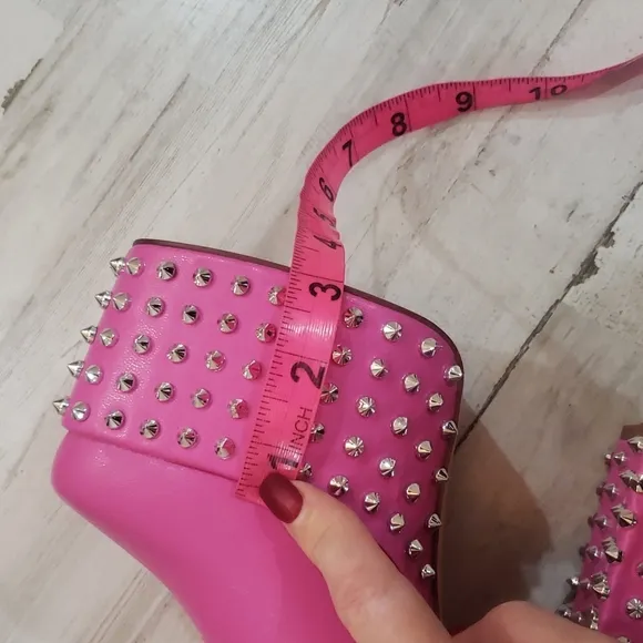 AZALEA WANG platform thight high boots color Pink bloggers favorite