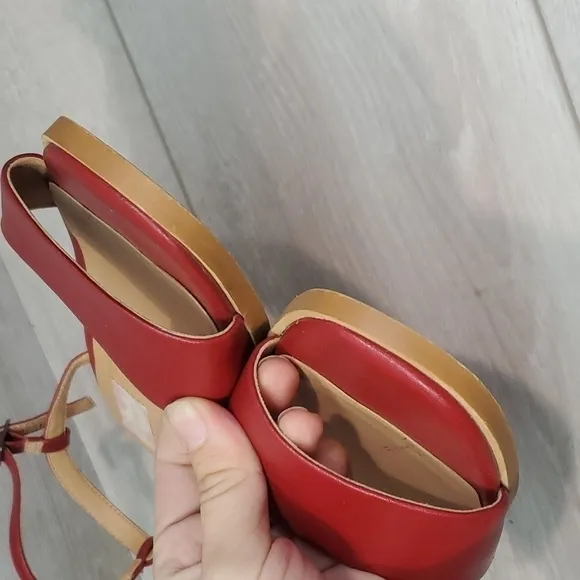 Band Of Gypsy  Topanga&quot;Like New&quot; Women Boho Round Heels Sandals shoes sz8