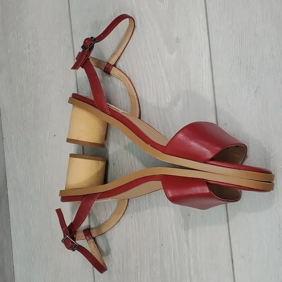 Band Of Gypsy  Topanga&quot;Like New&quot; Women Boho Round Heels Sandals shoes sz8