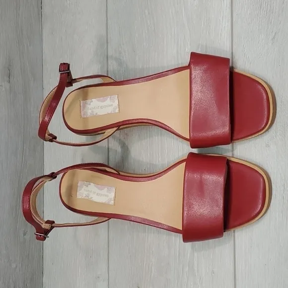 Band Of Gypsy  Topanga&quot;Like New&quot; Women Boho Round Heels Sandals shoes sz8