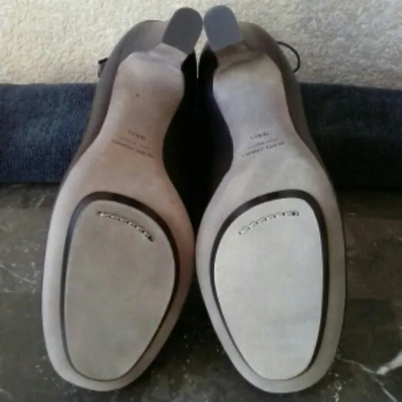 Banfi Zambrelli Vintage Italian Heeled Leather Boots NWOB