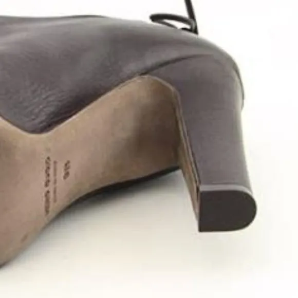 Banfi Zambrelli Vintage Italian Heeled Leather Boots NWOB