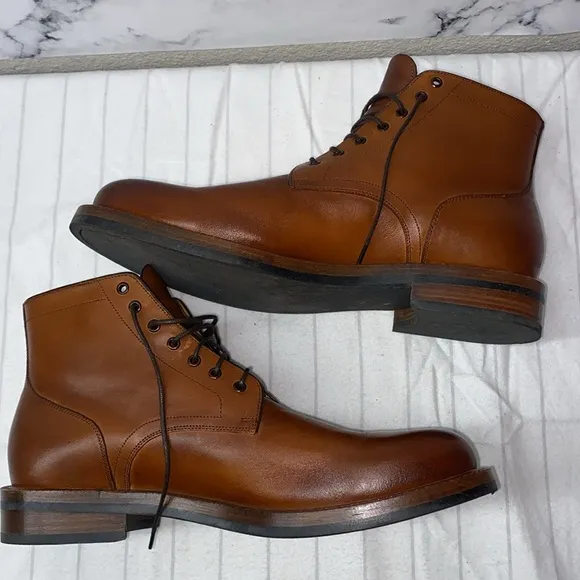 Beckett Simonon Lopez Boots,Men's Full-Grain Leather Tan Classic boots Size 91/2