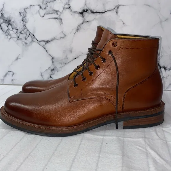 Beckett Simonon Lopez Boots,Men's Full-Grain Leather Tan Classic boots Size 91/2