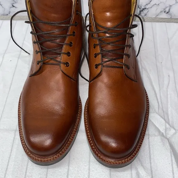 Beckett Simonon Lopez Boots,Men's Full-Grain Leather Tan Classic boots Size 91/2