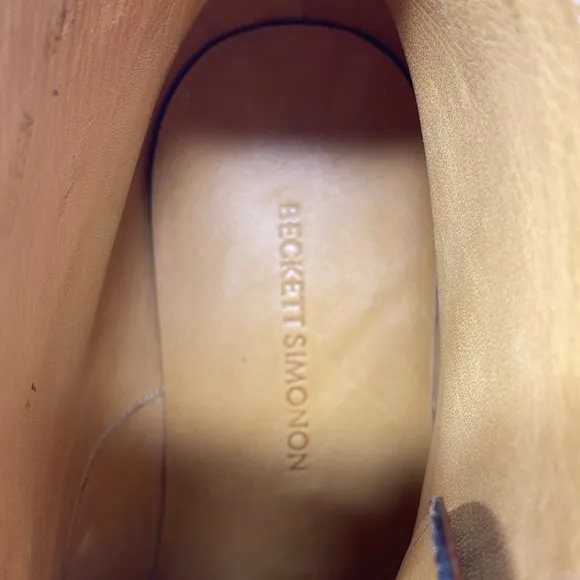 Beckett Simonon Lopez Boots,Men's Full-Grain Leather Tan Classic boots Size 91/2