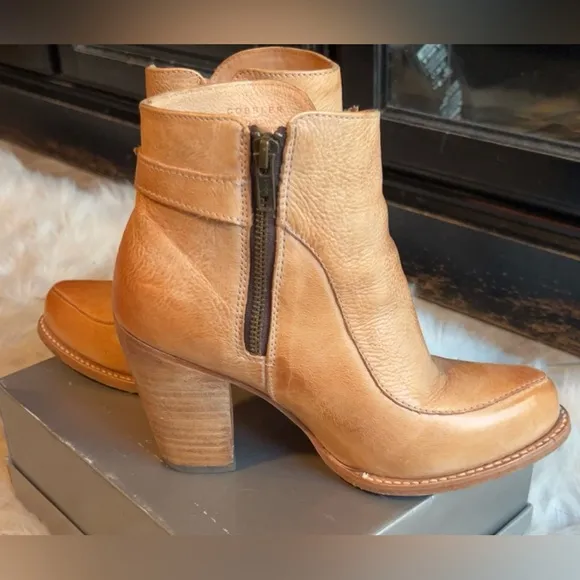 Bed Stu | Women's Tan Leather Ankle Boots