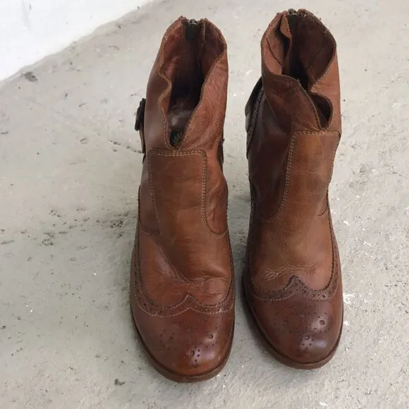 Belstaff wingtip ankle boots