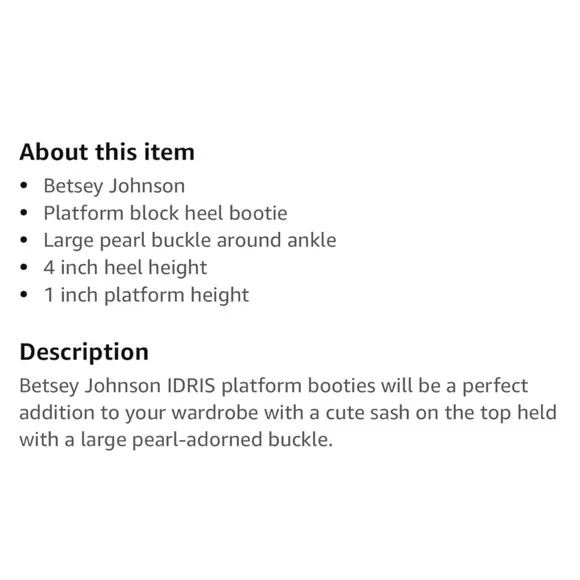 Betsey Johnson ISRIS Boot Red Plaid Trim Pearl Buckle READ DESCRIP…