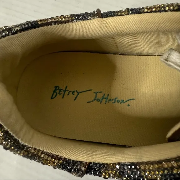 Betsey Johnson suton highway bling platform sneaker 12 (SH7)