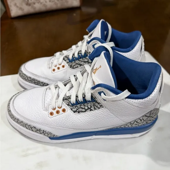 Big Kid's Jordan 3 Retro Racer Blue White/Racer Blue-Black