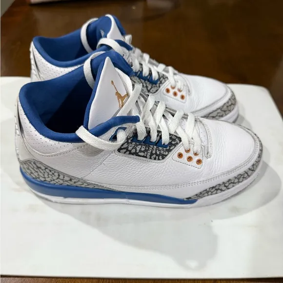 Big Kid's Jordan 3 Retro Racer Blue White/Racer Blue-Black