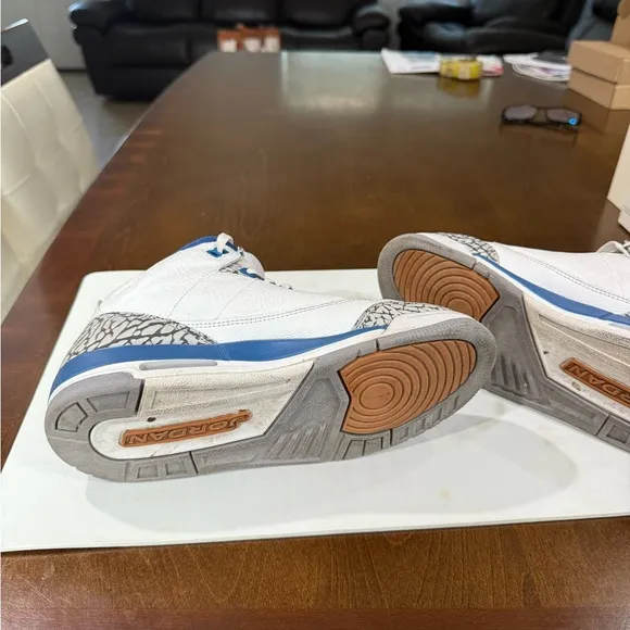 Big Kid's Jordan 3 Retro Racer Blue White/Racer Blue-Black