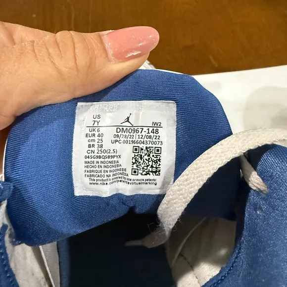 Big Kid's Jordan 3 Retro Racer Blue White/Racer Blue-Black