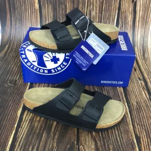 Birkenstock Arizona Black Narrow Sandals with Adjustable Straps