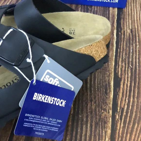 Birkenstock Arizona Black Narrow Sandals with Adjustable Straps