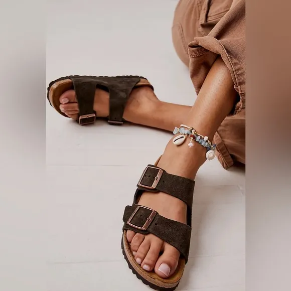 Birkenstock Arizona Oiled Leather Brown Sandals Size 40/9
