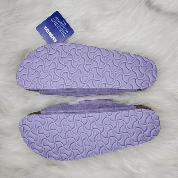Birkenstock Arizona Shearling Purple Fog / Purple Fog Suede Sandals